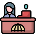 Front desk icon