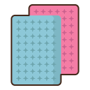 Sleeping mat icon