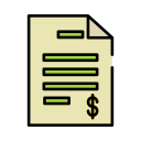 informe financiero icon