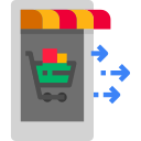 las compras en línea icon