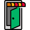 puerta abierta icon