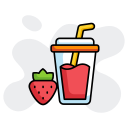 jugo de fresa icon