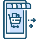 las compras en línea icon