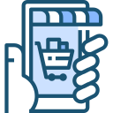 las compras en línea icon