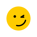 emoji de guiño icon