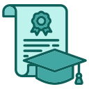 diploma de graduación icon