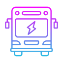 autobús eléctrico icon