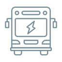 autobús eléctrico icon