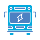 autobús eléctrico icon