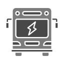 autobús eléctrico icon