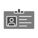 tarjeta de identificación icon