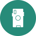 funda de teléfono icon