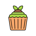 pastel de brownie icon