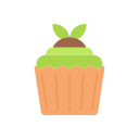 pastel de brownie icon