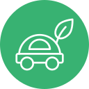 coche ecológico icon