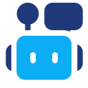 robot conversacional icon