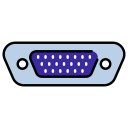 puerto vga icon