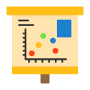 gráfico de dispersión icon