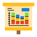 gráfico de barras apiladas icon