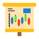 gráfico de velas icon