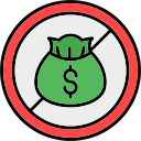 sin dinero icon