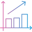 gráfica de crecimiento icon