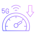velocidad de descarga icon