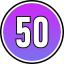 límite de velocidad 50 icon