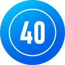 límite de velocidad 40 icon