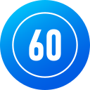 límite de velocidad 60 icon