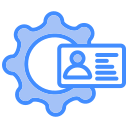 tarjeta de identificación icon