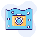 fotografía submarina icon