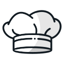 gorro de cocinero icon