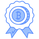 insignia de bitcoin 