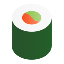 rollo de sushi icon