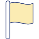 bandera ondeante 