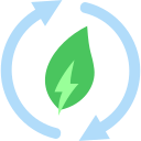 energía renovable icon