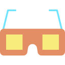 Gafas 3d icon