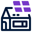 casa solar icon