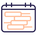 diagrama de gantt icon