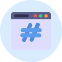 hashtags icon