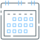 esquema del calendario 