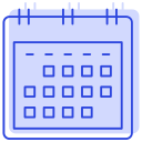 esquema del calendario 