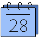 fecha del calendario icon