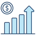 crecimiento empresarial icon