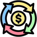 economía circular icon