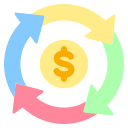 economía circular icon