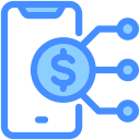 dinero digital icon