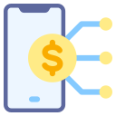 dinero digital icon