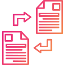 transferencia de datos icon